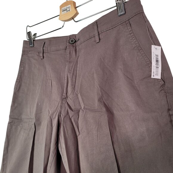 Goodthreads Men's Brown Slim-Fit 7" Flat-Front Stretch Chino Shorts Size 31 New - Picture 3 of 11